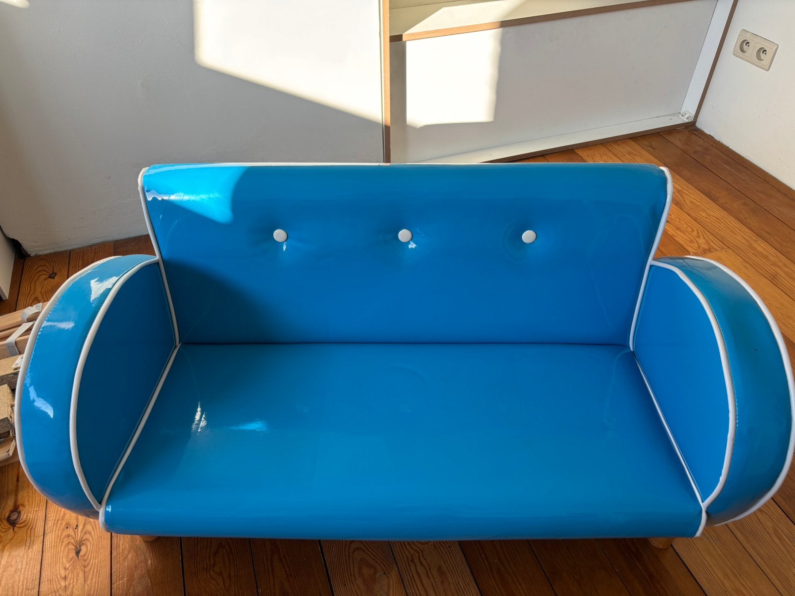Blauwe zetel, Kinderen en Baby's, Ophalen, Zo goed als nieuw, Overige typen