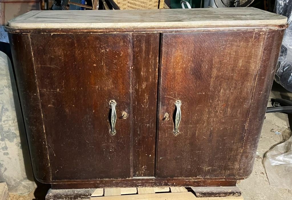 Vends joli buffet des années 1930, à pimper, Ophalen, Gebruikt, 100 tot 150 cm, Minder dan 100 cm