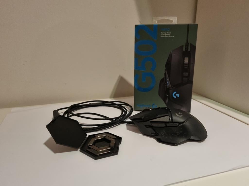 Logitech G502 HERO Gaming Mouse – Complete Boxed Set, Rechtshandig, Muis, Logitech G, Gaming muis