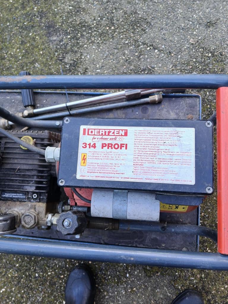 Professionele hogedrukreiniger, Tuin en Terras, Hogedrukreinigers, Gebruikt, Elektrisch, Met regelbare waterdruk, Ophalen