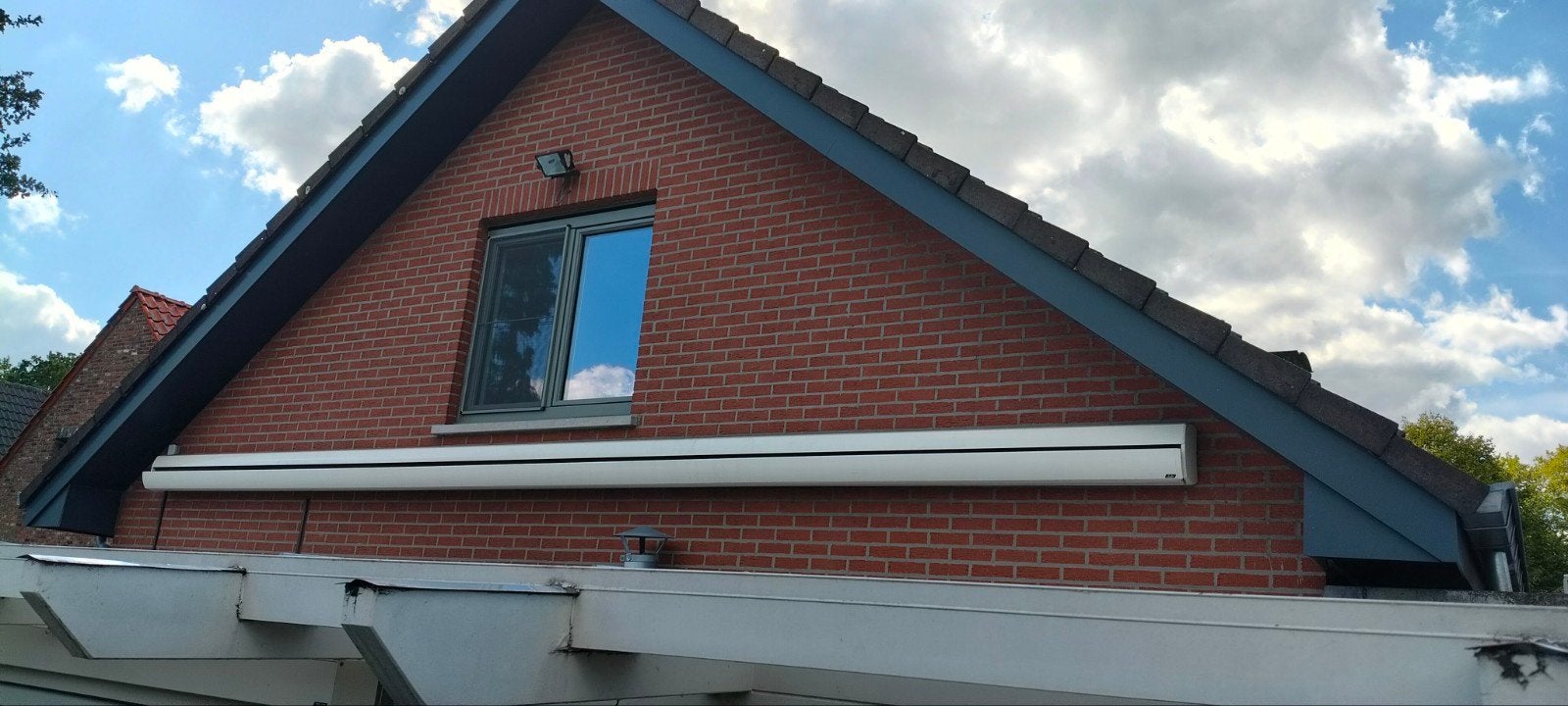 Zonnetent / luifel in goede staat., Ophalen, Gebruikt, 450 cm of meer, Elektrisch