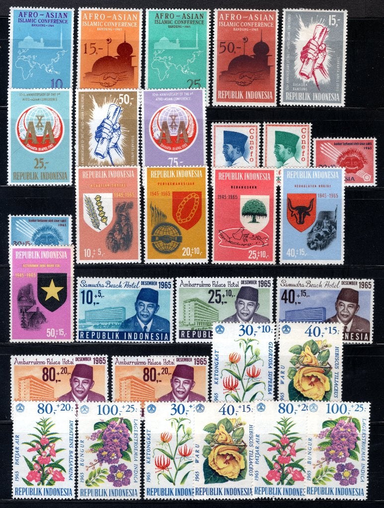 INDONESIE Année 1965 MH -2, Envoi, Non oblitéré, Asie du Sud