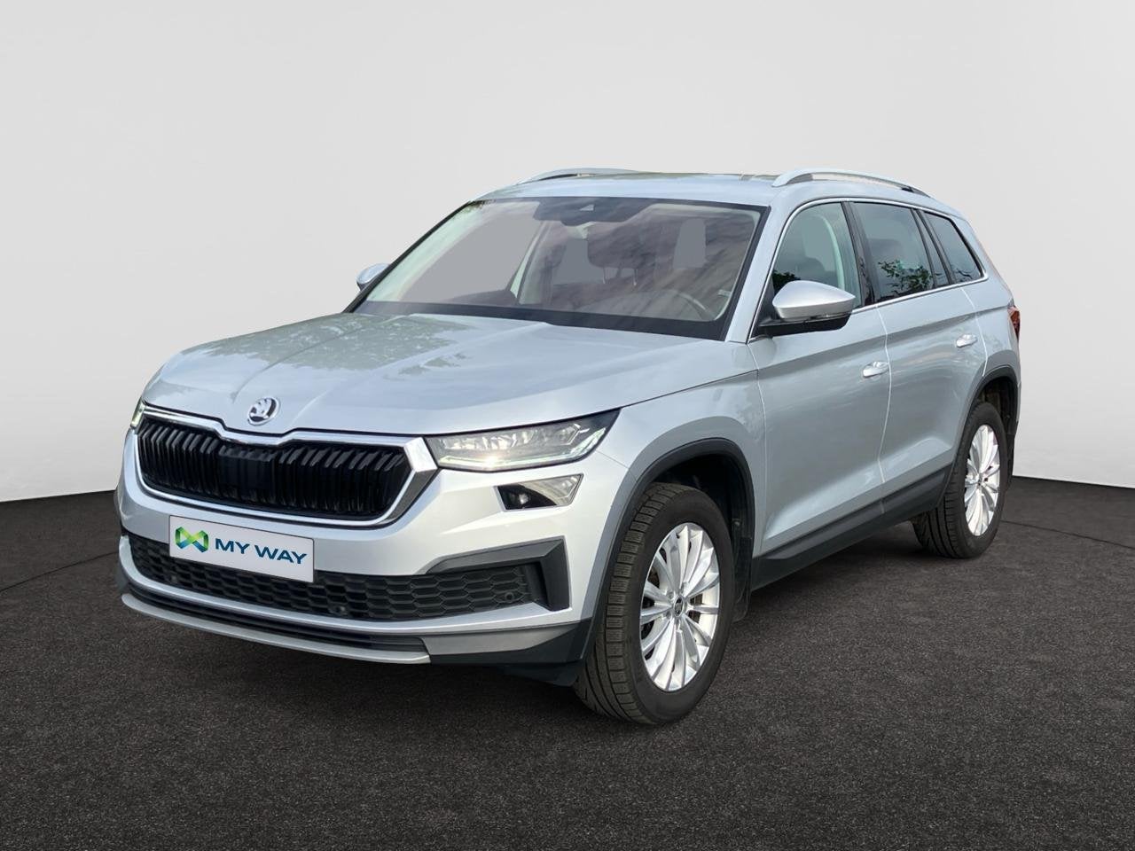 Skoda Kodiaq 1.5 TSI 150pk DSG Ultimate el. trekhaak / keyle, Auto's, Automaat, Elektrische ramen, Kodiaq, Zilver of Grijs