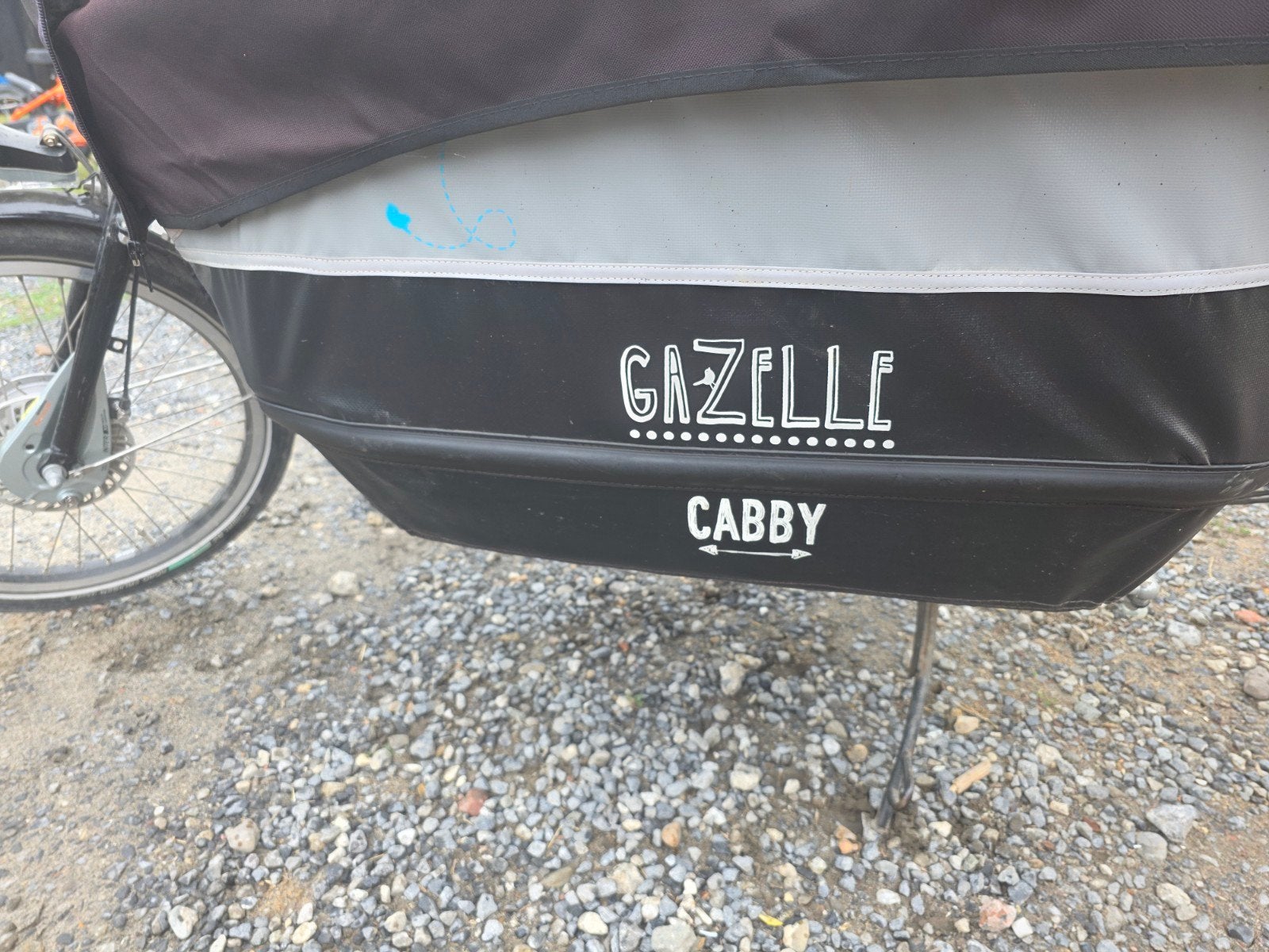 elektrische bakfiets gazelle cabby, Fietsen en Brommers, Fietsen | Bakfietsen, Ophalen, Gazelle