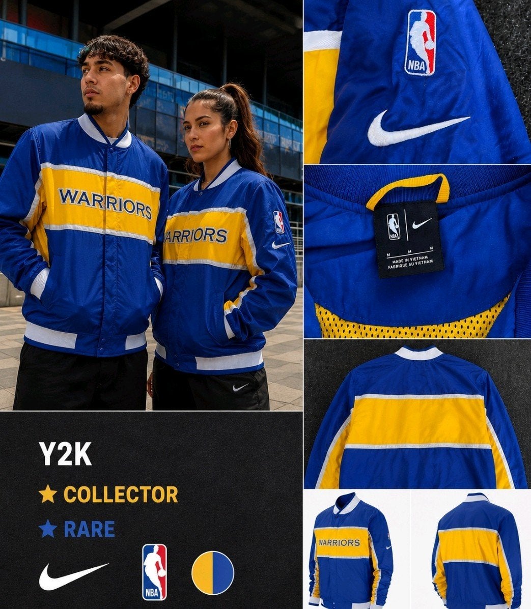 Vest • Collector • Nike NBA Golden State Warriors Courtside, Kleding | Heren, Ophalen of Verzenden, Blauw