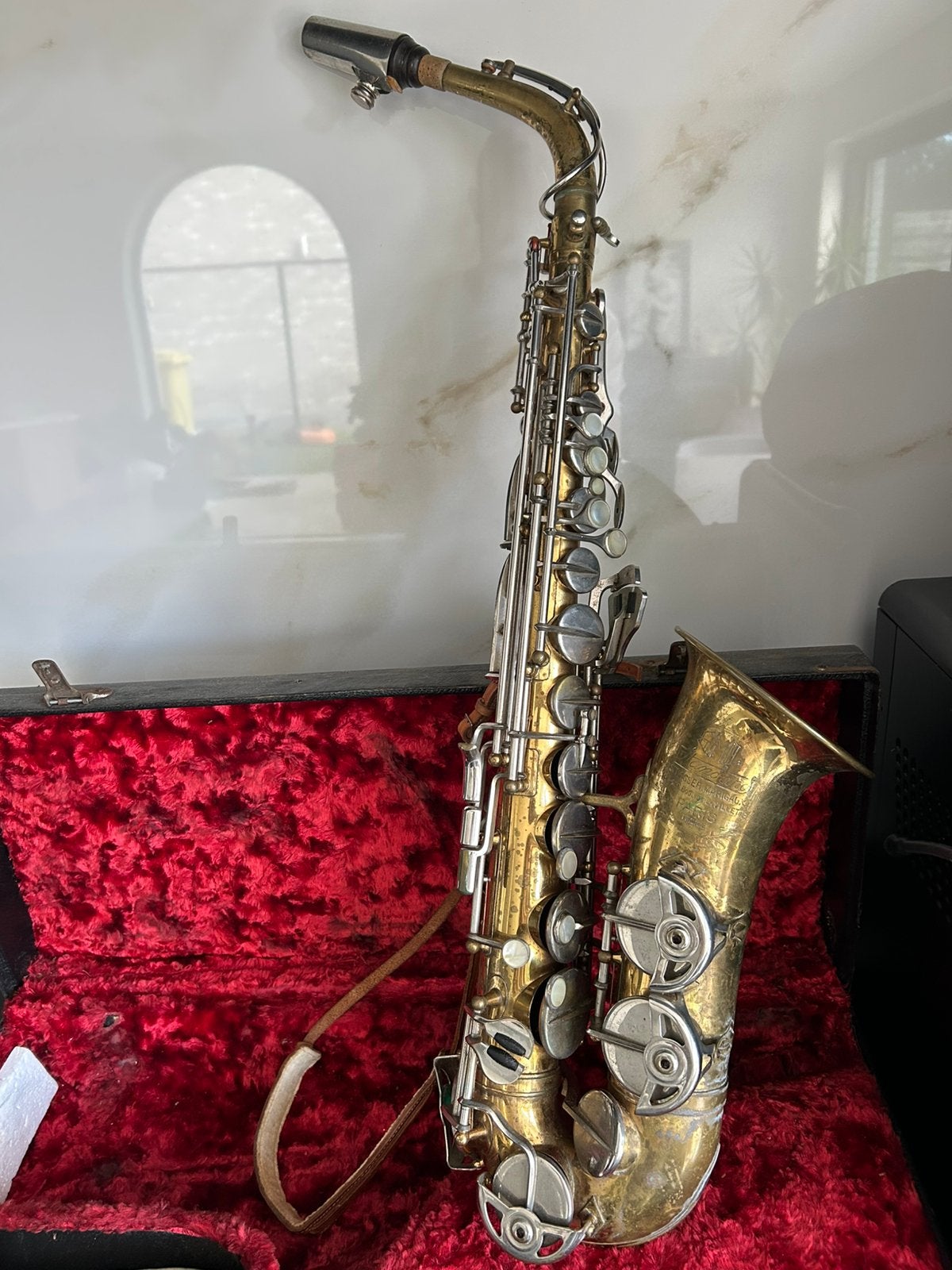 Saxofoon Strasser-marigaux SML, Enlèvement, Utilisé, Ténor, Avec valise