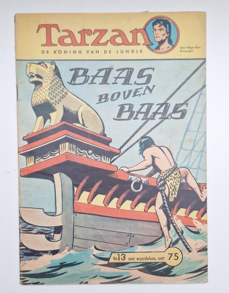 Comic Tarzan - Baas boven baas - 1961, Boeken, Strips | Comics, Amerika, Ophalen of Verzenden, Gelezen, Eén comic