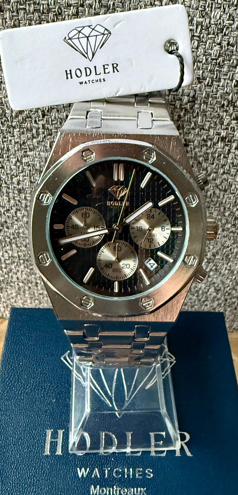 HODLER MONTREAUX CHRONO SPORT VAUT599€ ! NOUVEAU CERTIFICAT, Enlèvement ou Envoi, Neuf