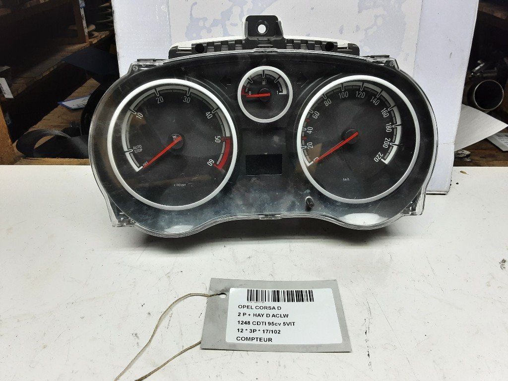 COMPTEUR DE VITESSE Opel Corsa D (P0013369218), Opel, Opel Automobile GmbH, Utilisé, Kontakt-opel@opel.com