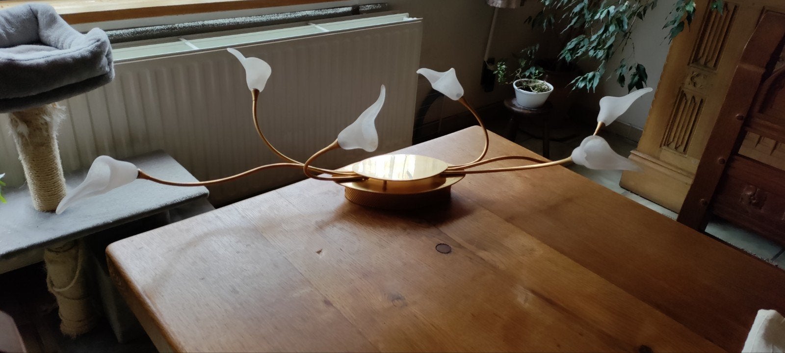luminaires en laiton, Enlèvement