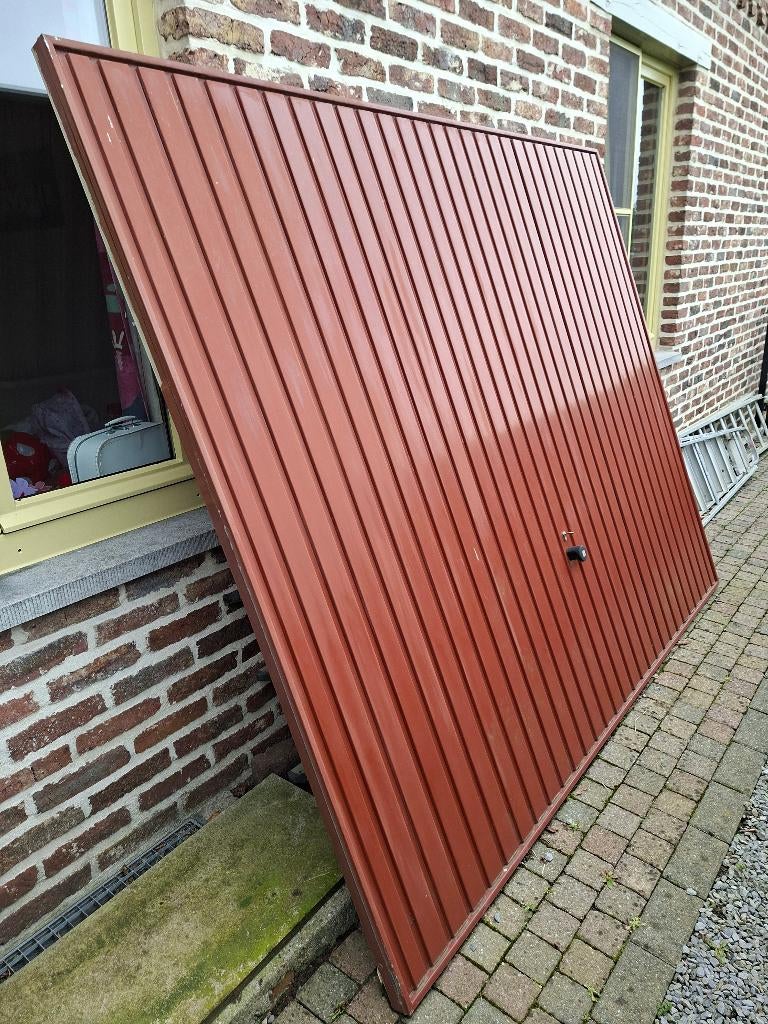 Kantelpoort Hormann, Doe-het-zelf en Bouw, Deuren en Vliegenramen, Ophalen, Gebruikt, 120 cm of meer, Garagedeur