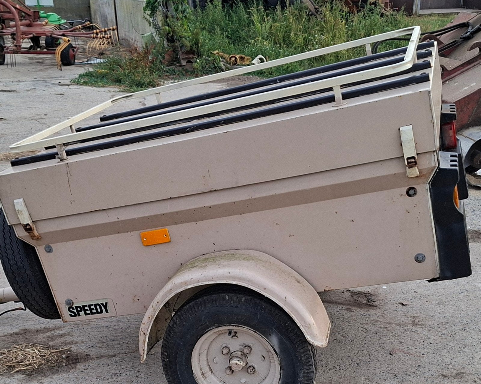 kleine aanhangwagen, Ophalen, Gebruikt