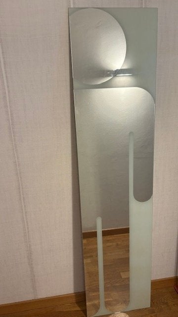 Spiegel met tekening, Maison & Meubles, Accessoires pour la Maison | Miroirs, Comme neuf, Moins de 50 cm, 150 à 200 cm, Rectangulaire