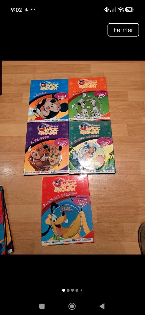 Livres Disney en Anglais avec Dvd, Verzamelen, Ophalen, Overige figuren, Gebruikt, Overige typen