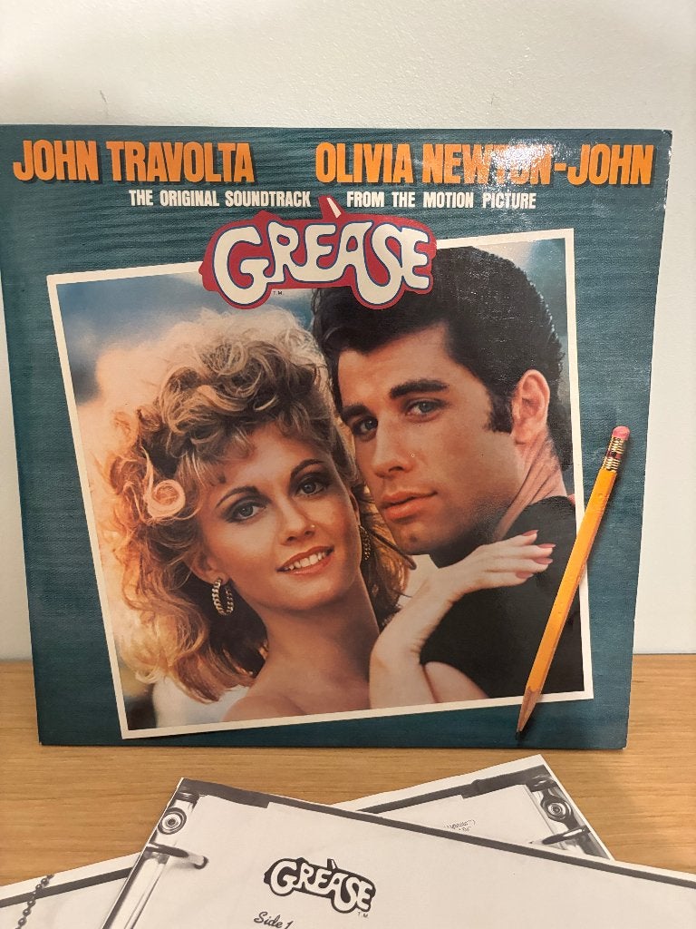 LP - Grease - Soundtrack, Cd's en Dvd's, Vinyl | Filmmuziek en Soundtracks, LP, Inclusief binnenhoes, Gebruikt, Soundtrack