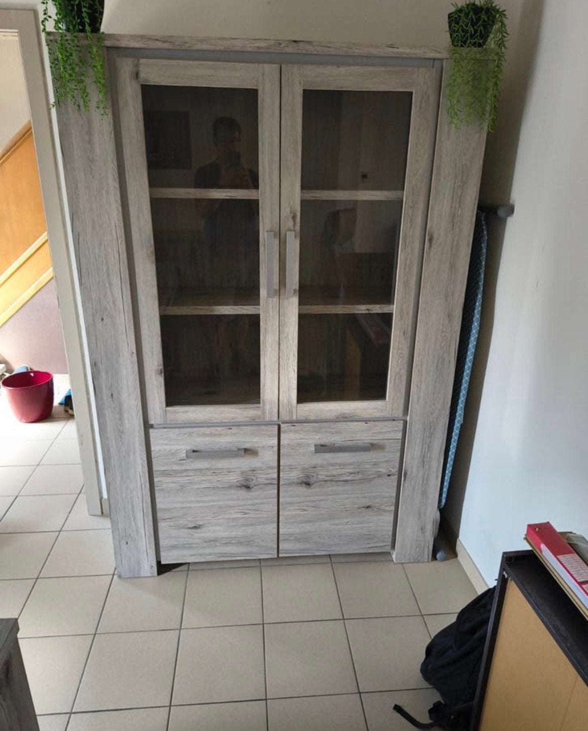 Vitrine en bois, Maison & Meubles, Armoires | Vitrines, Enlèvement ou Envoi, Comme neuf