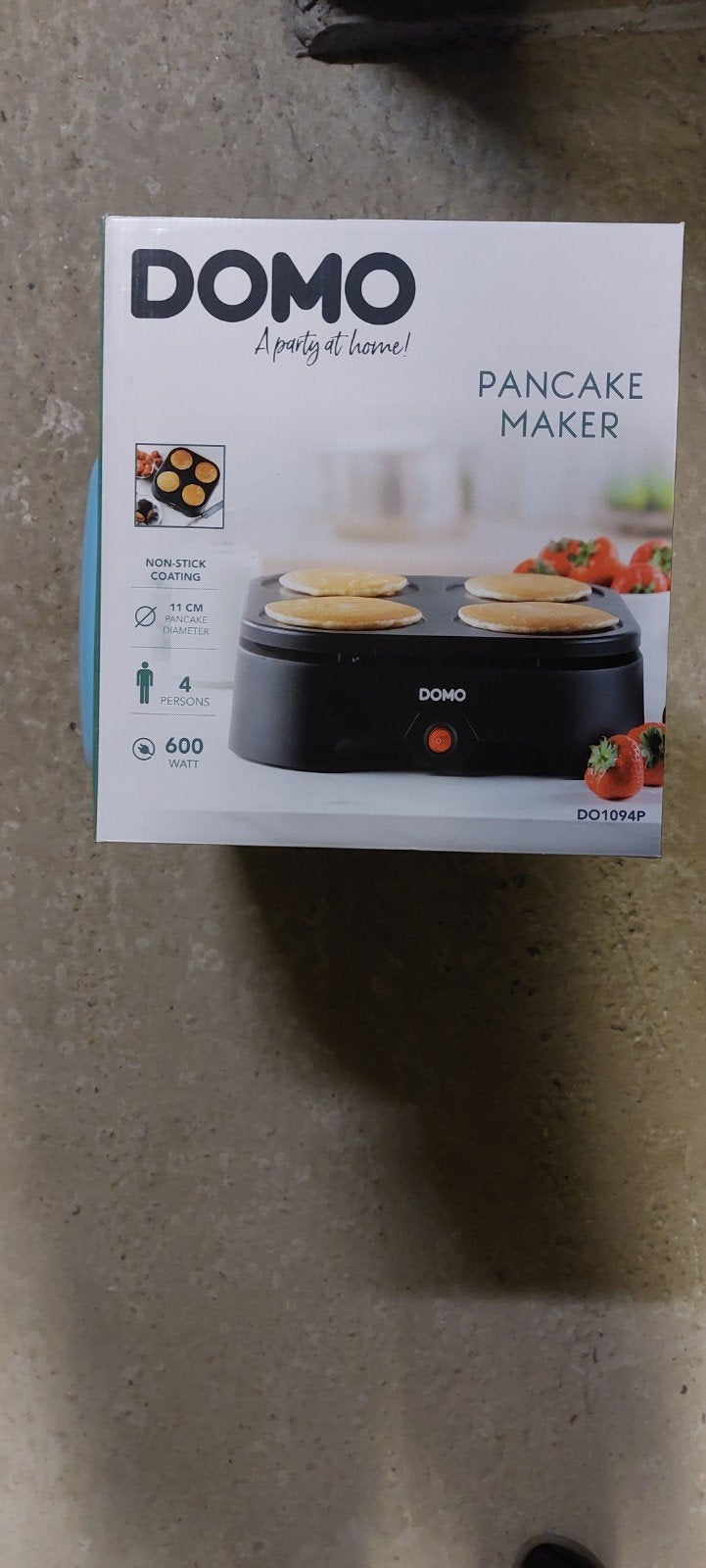 Pannenkoekenmachine  Domo DO1094P, Elektronische apparatuur, Ophalen, Nieuw