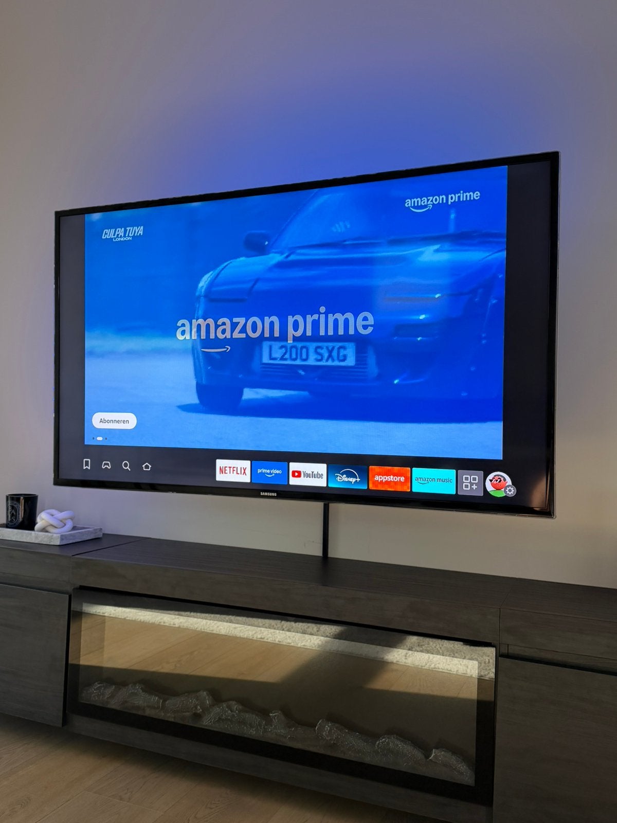 Téléviseur Samsung 55 pouces - Comme neuf avec télécommande, Enlèvement ou Envoi, 40 à 60 cm, LCD, Comme neuf