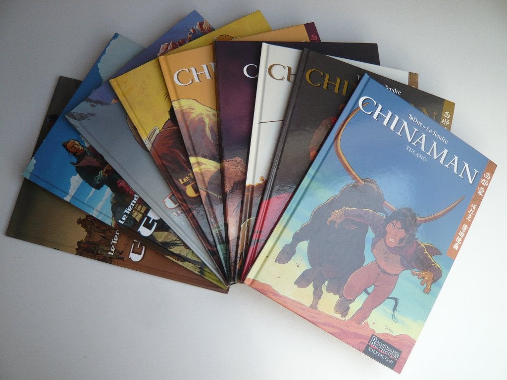 Bd CHINAMAN tomes 1 à 9 (EO ttbe) de TADUC, Livres, BD, Utilisé, Série complète ou Série, Enlèvement ou Envoi