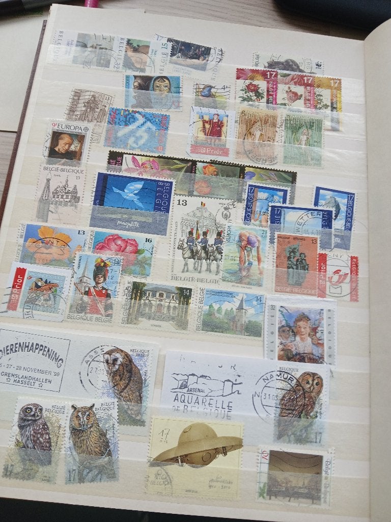 Album A4, timbres belges, Enlèvement ou Envoi, Affranchi, Timbre-poste, Autre