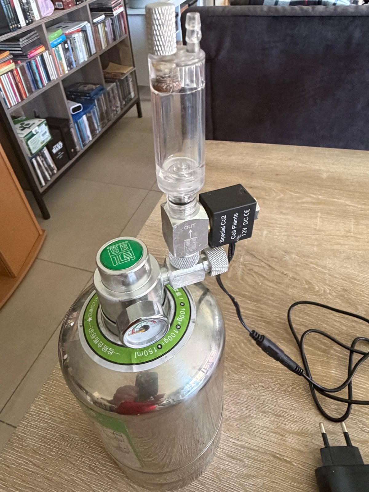 Co2 installatie, Animaux & Accessoires, Poissons | Aquariums & Accessoires, Comme neuf, CO₂-systeem, Accessoires inclus, Enlèvement ou Envoi