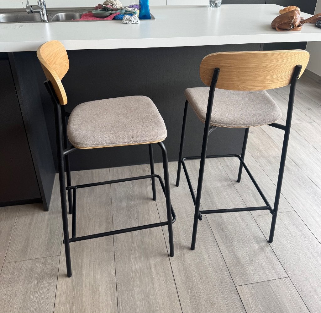 Barstoel, 2 tabourets, Comme neuf, Enlèvement, Bois
