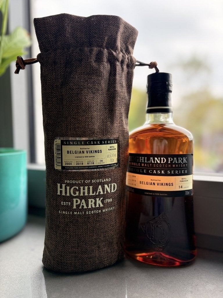 Highland Park 2004 Single Cask Belgian Vikings 14 Years, Ophalen of Verzenden, Nieuw, Overige typen