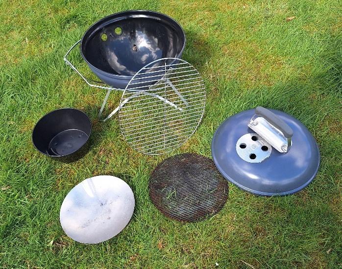 Weber Draagbare houtskoolbarbecue 37cm., Ophalen, Zo goed als nieuw, Weber