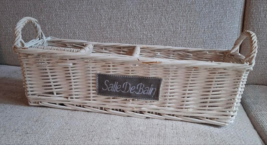 Opbergmand badkamer, Ophalen, Gebruikt, Mand, Riet