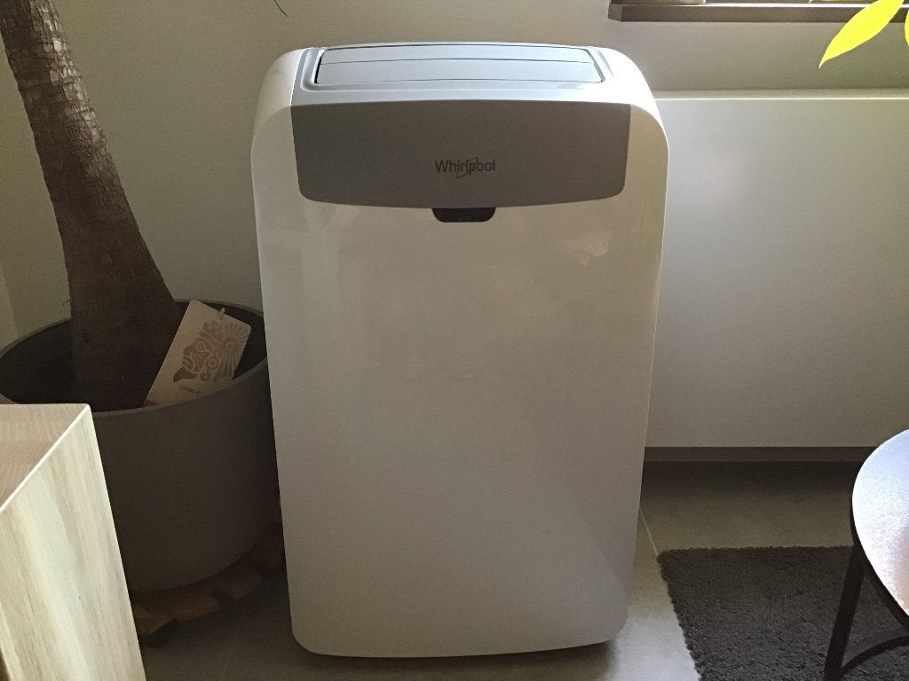Climatiseur mobile Whirlpool, Electroménager, Refroidissement et Déshumidification, Enlèvement, Utilisé, Télécommande