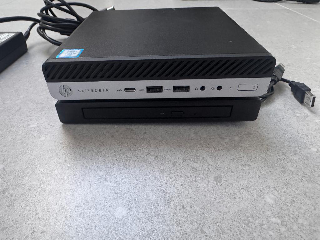 HP EliteDesk 800 G3 Desktop mini 35W, 256 GB, Enlèvement ou Envoi, Avec carte vidéo, 8 GB