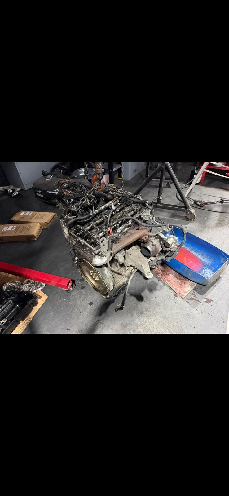 Moteur Mercedes w212, Enlèvement