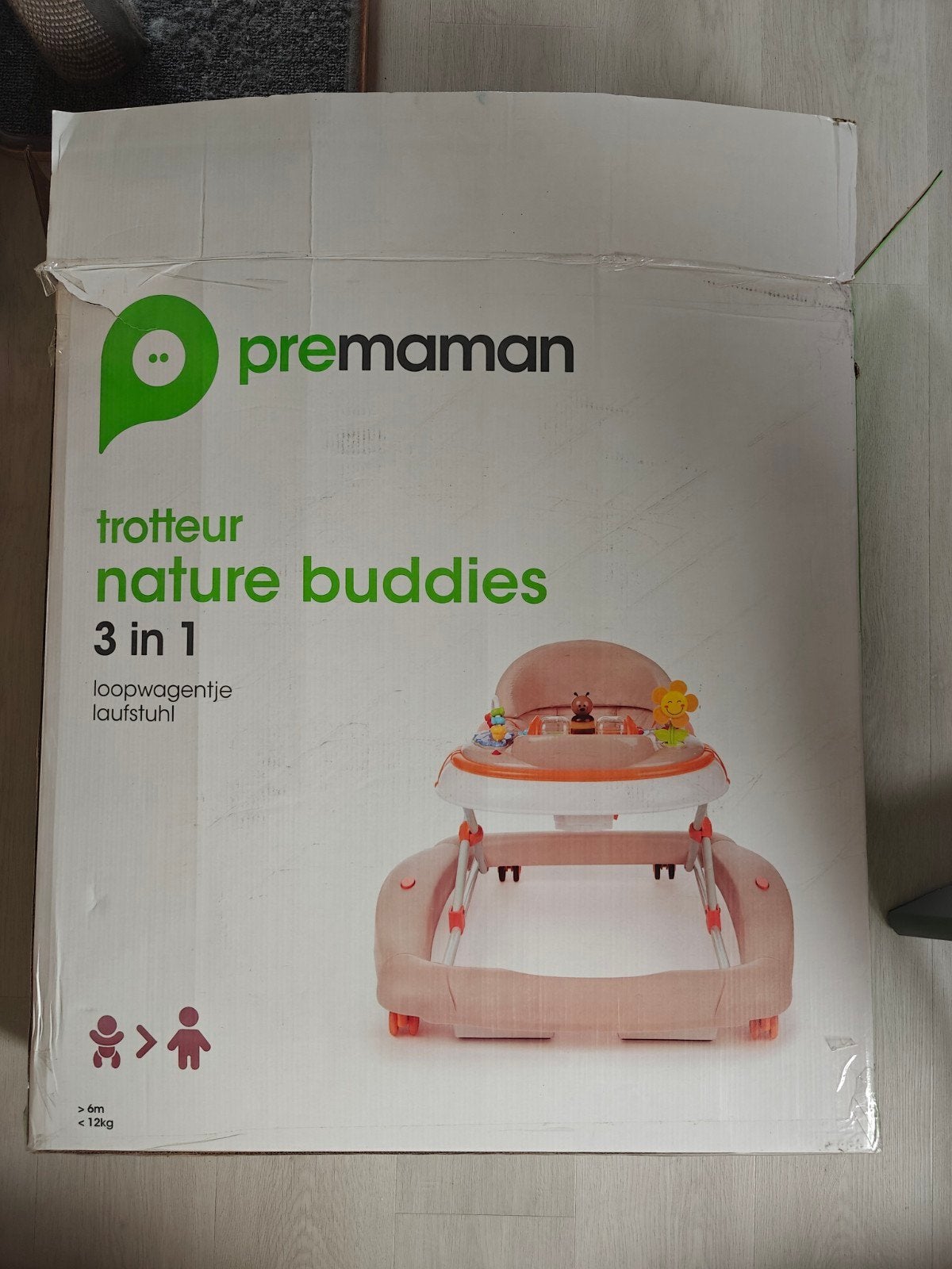 Trotteur 3 en 1 Nature Buddies
Prémaman, Enlèvement