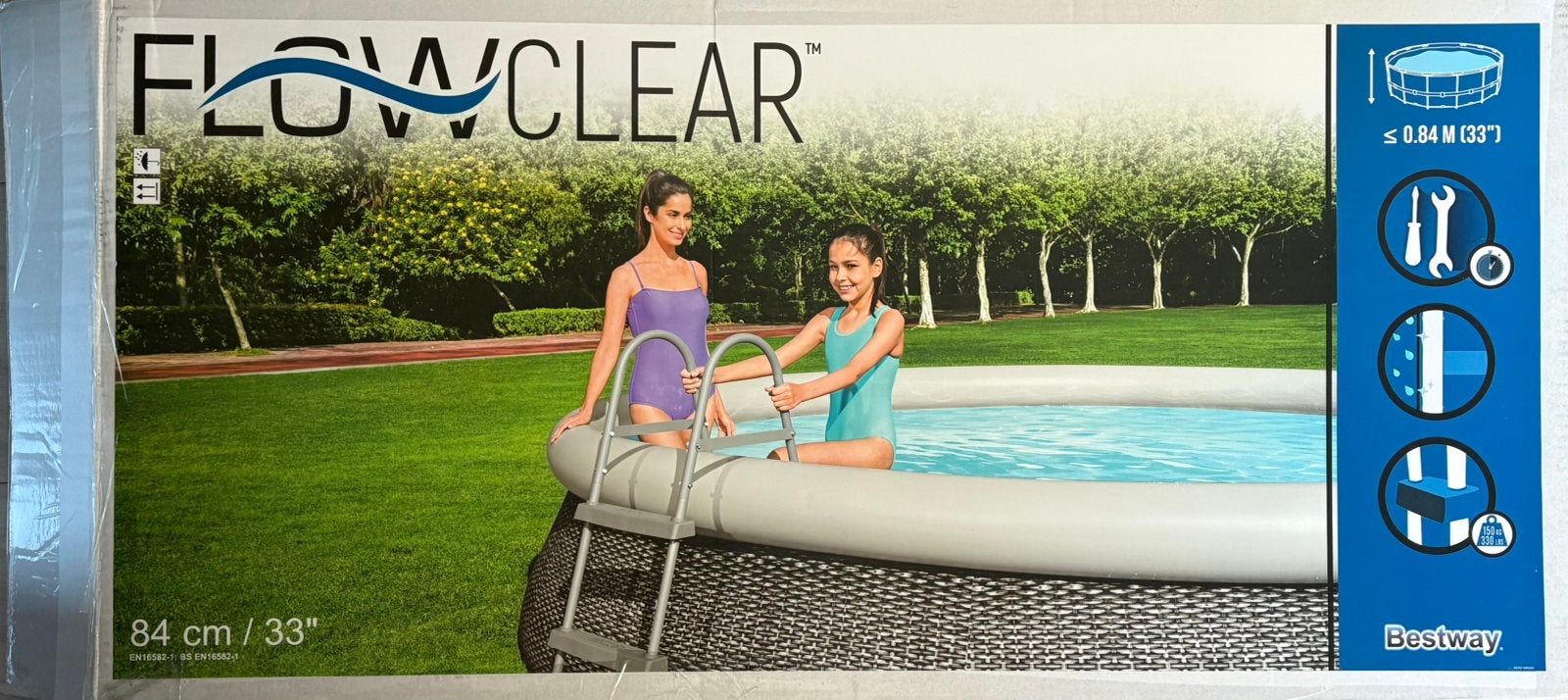 Bestway Flowclear 84 cm zwembadladder (58430), Ophalen, Gebruikt, Ladder