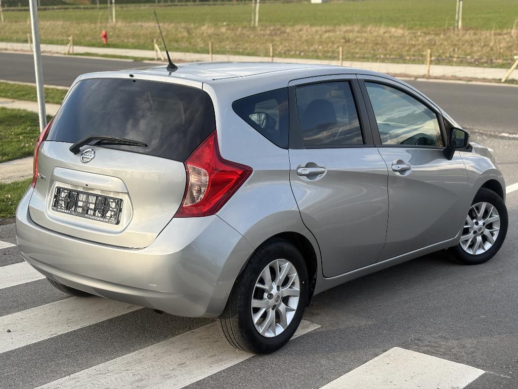 Nissan Note 1.2i Essence - 99.000 KM - Jante - Airco - Garan, Autos, Nissan, Argent ou Gris, Achat, Euro 6, Entreprise