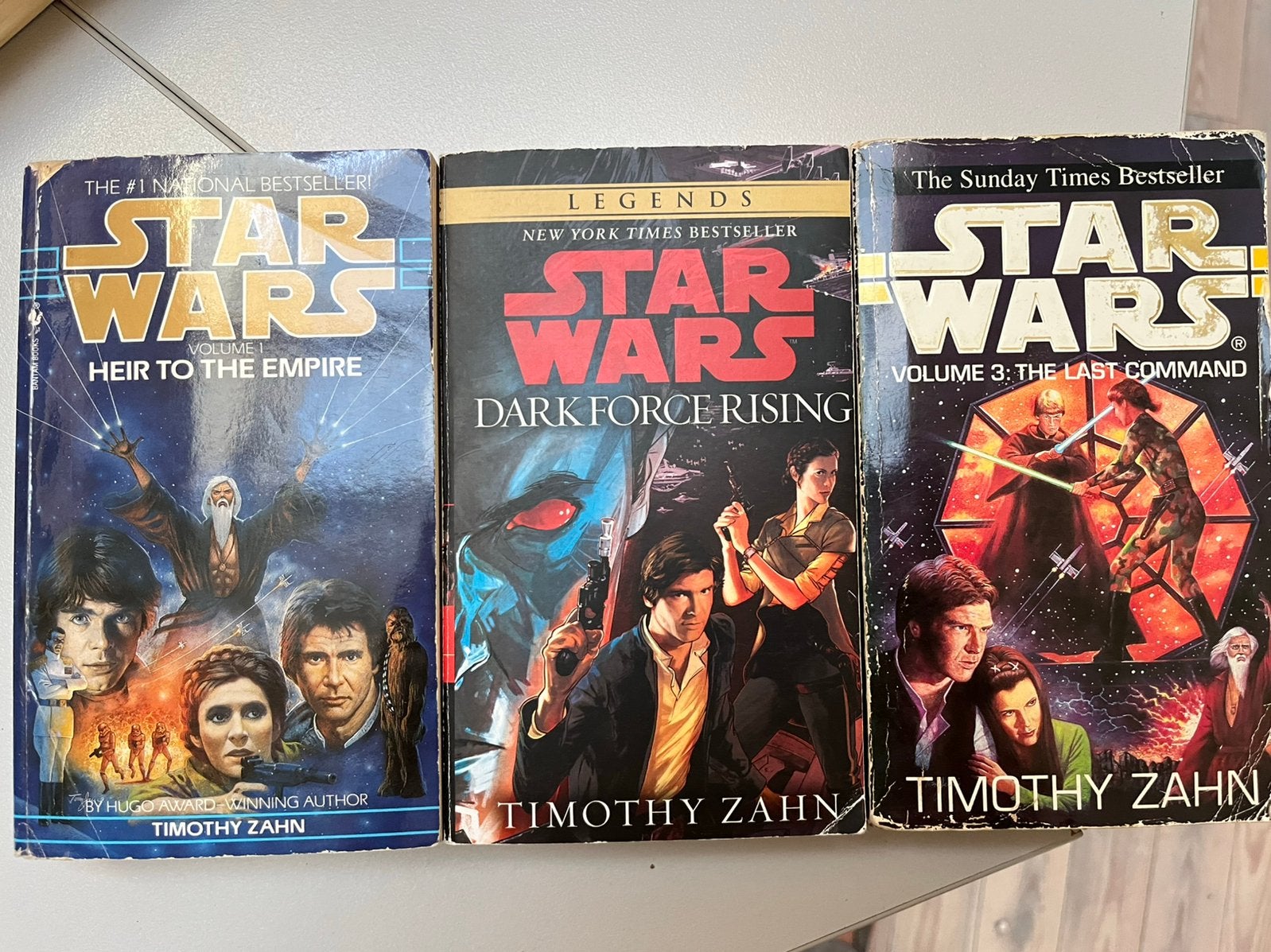 star wars thrawn trilogy paperbacks EN, Ophalen, Gelezen