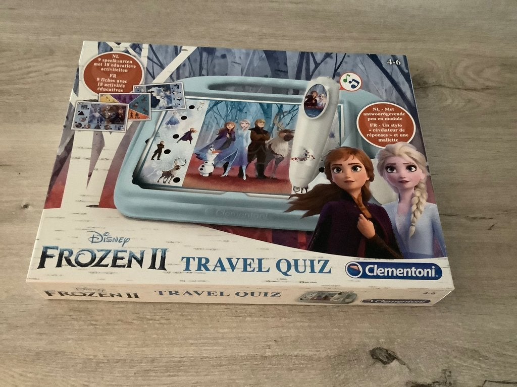 Disney Frozen II travel quiz, Ophalen of Verzenden, Zo goed als nieuw, Elektronica, Met geluid