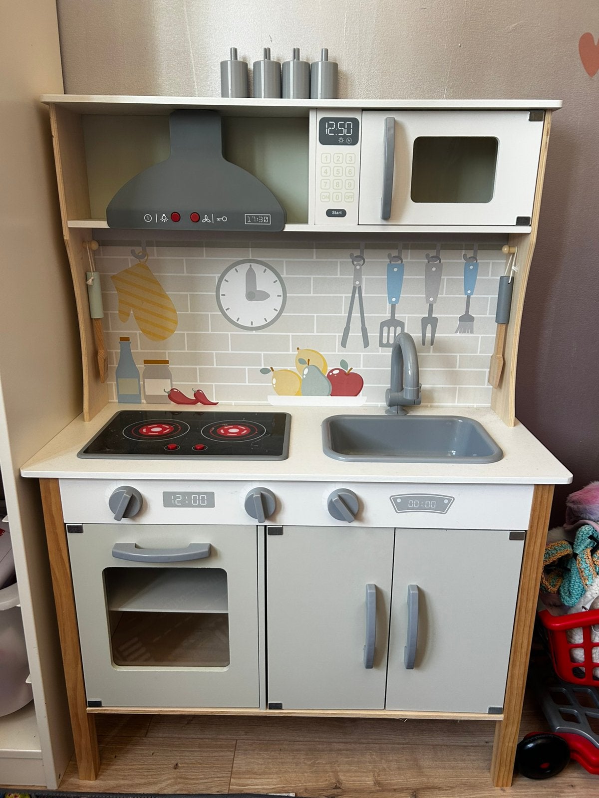 Houte keukentje, Ophalen, Zo goed als nieuw, Hout, Speelkeuken