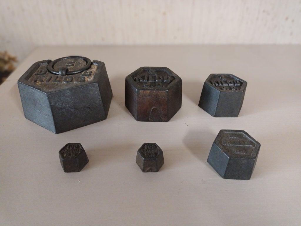 Poids hexagonaux, Enlèvement