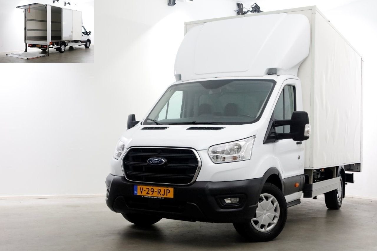 Ford Transit 350 2.0 TDCI 130pk Bakwagen met laadklep en zij, Wit, Bedrijf, 280 g/km, Electronic Stability Program (ESP)