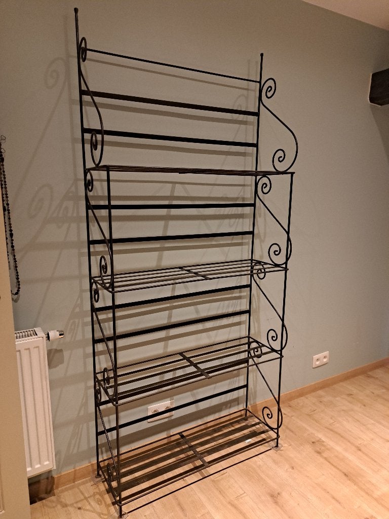 Etagère en fer forgé, Enlèvement, Comme neuf, Étagère, Métal