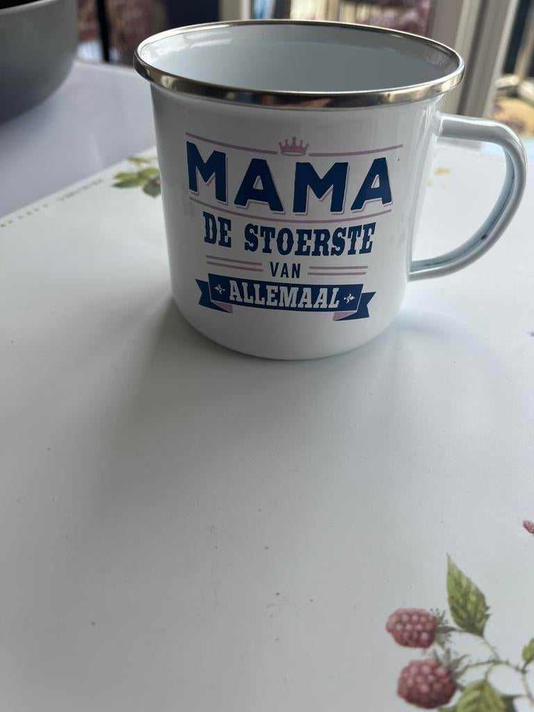 emaille mok, nieuw, Ophalen of Verzenden, Zo goed als nieuw