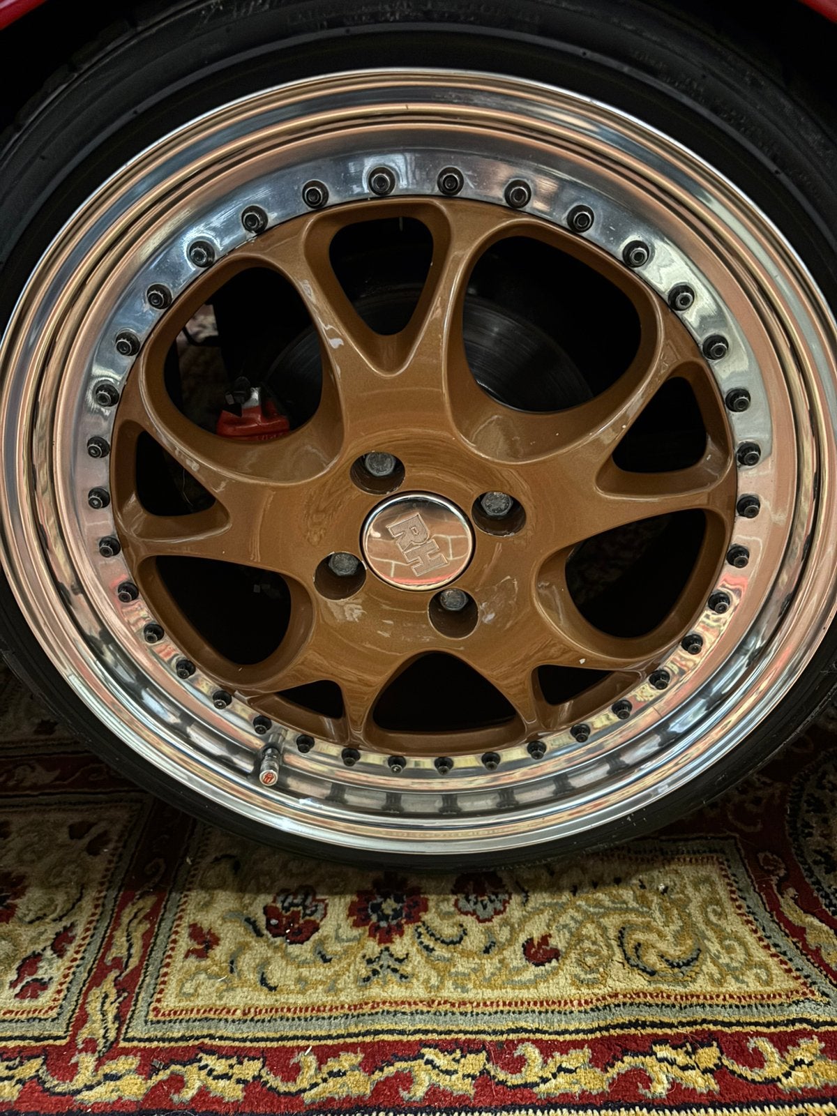 Rh velgen te koop 4x100 17 duim, Ophalen, Zo goed als nieuw
