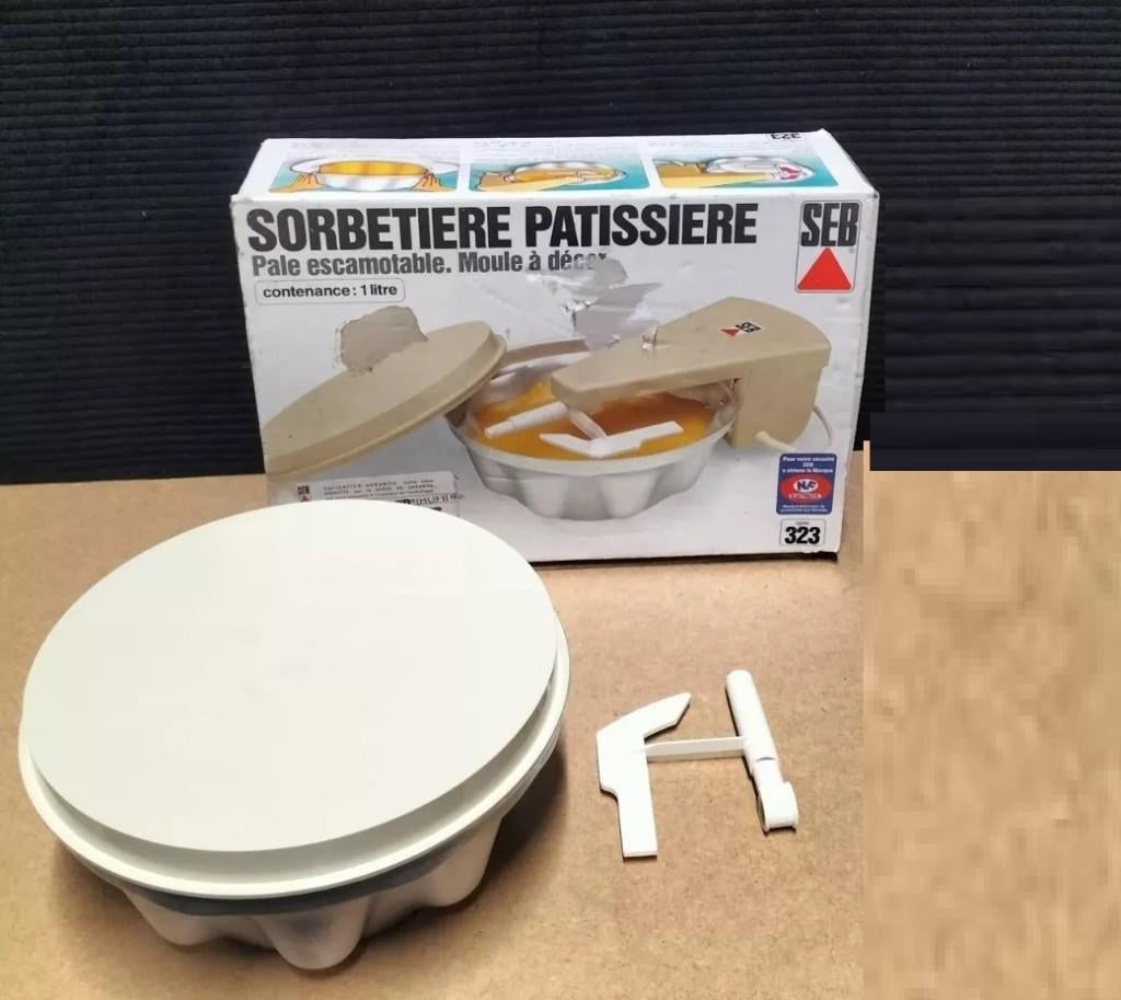 Crème glace - sorbetière SEB + livre de recettes, Electroménager, Machines à glace, Envoi