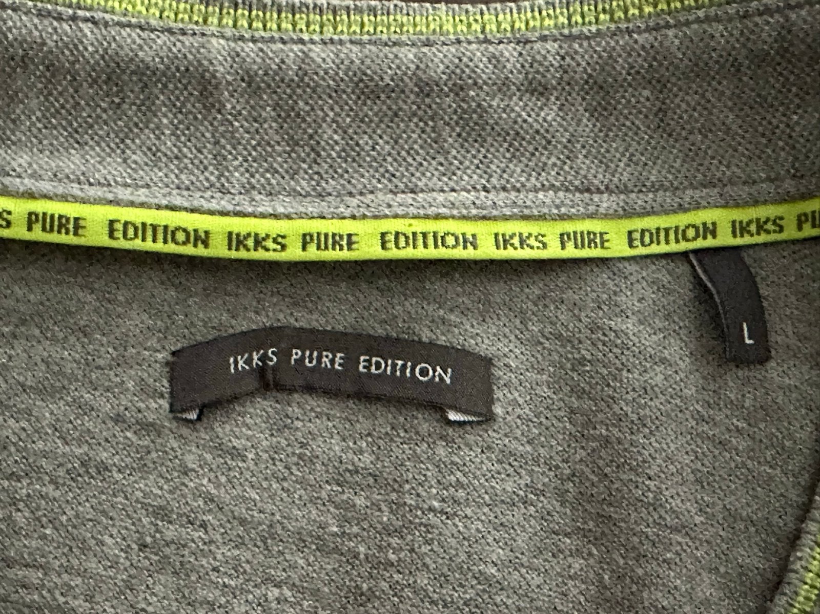 Exclusieve polo IKKS in perfecte staat, Kleding | Heren, Ophalen of Verzenden, Zo goed als nieuw, Maat 52/54 (L), Grijs