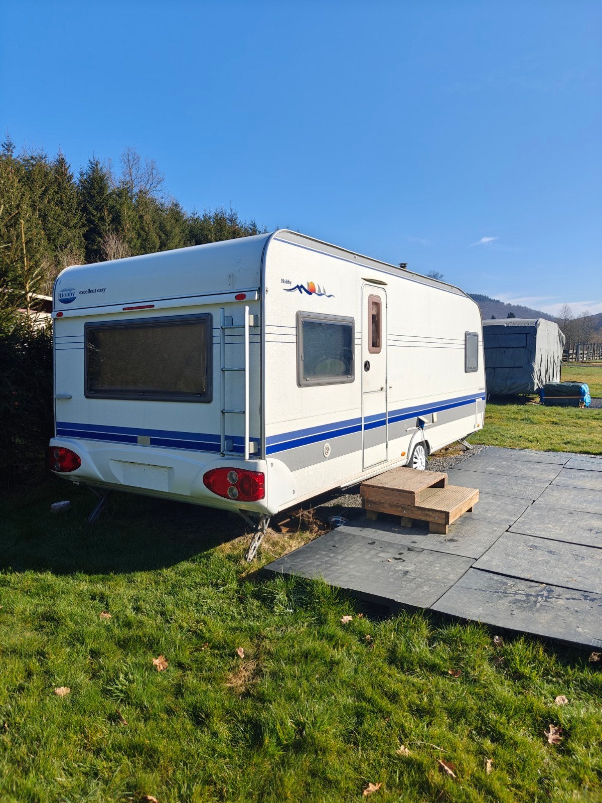 Caravan Hobby excellent easy 2005, Caravanes & Camping, Caravanes, Particulier, Hobby, Enlèvement