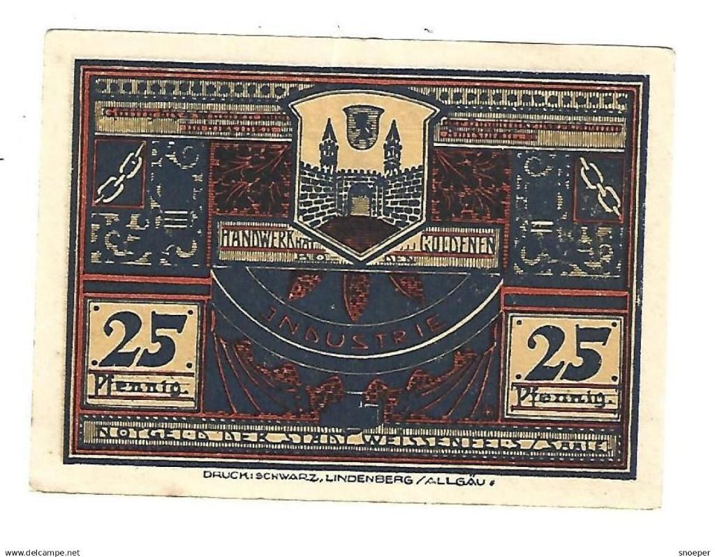 notgeld weissenfels 25 pfennig 1403.1b, Envoi, Allemagne, Billets en vrac