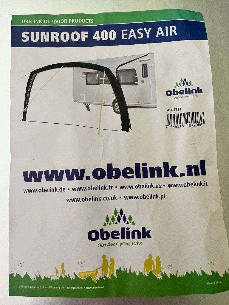 Luifel caravan, Ophalen, Zo goed als nieuw, Polyester, Overige merken