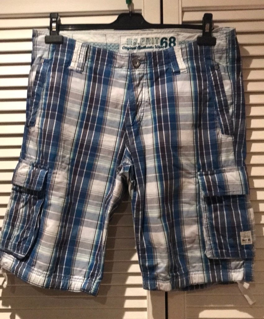 Esprit korte broek, Ophalen, Zo goed als nieuw, Blauw