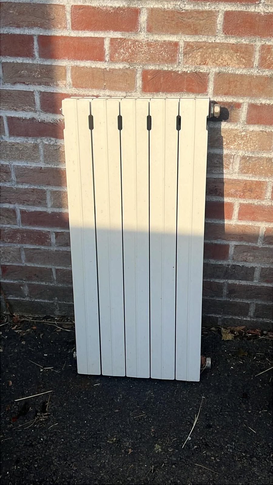 Rag-All radiator van wit gegoten aluminium, Doe-het-zelf en Bouw, Verwarming en Radiatoren, Ophalen, Gebruikt, Radiator